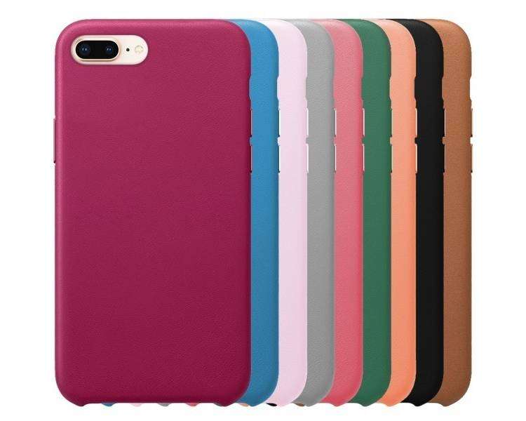 Funda Leather Piel Compatible con IPhone 7/8 Plus 12-Colores