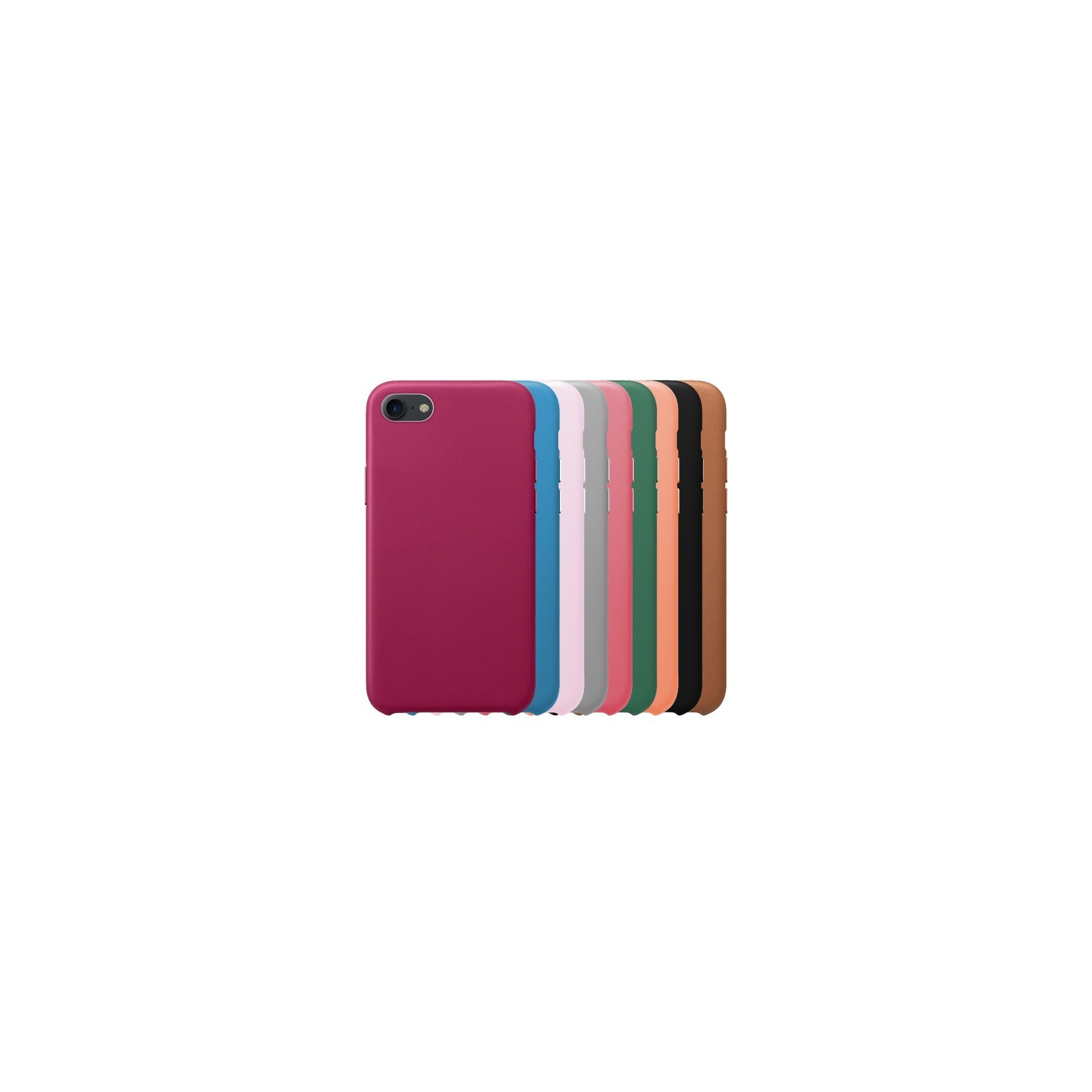 Funda Leather Piel Compatible con IPhone 7/8/Se 12-Colores