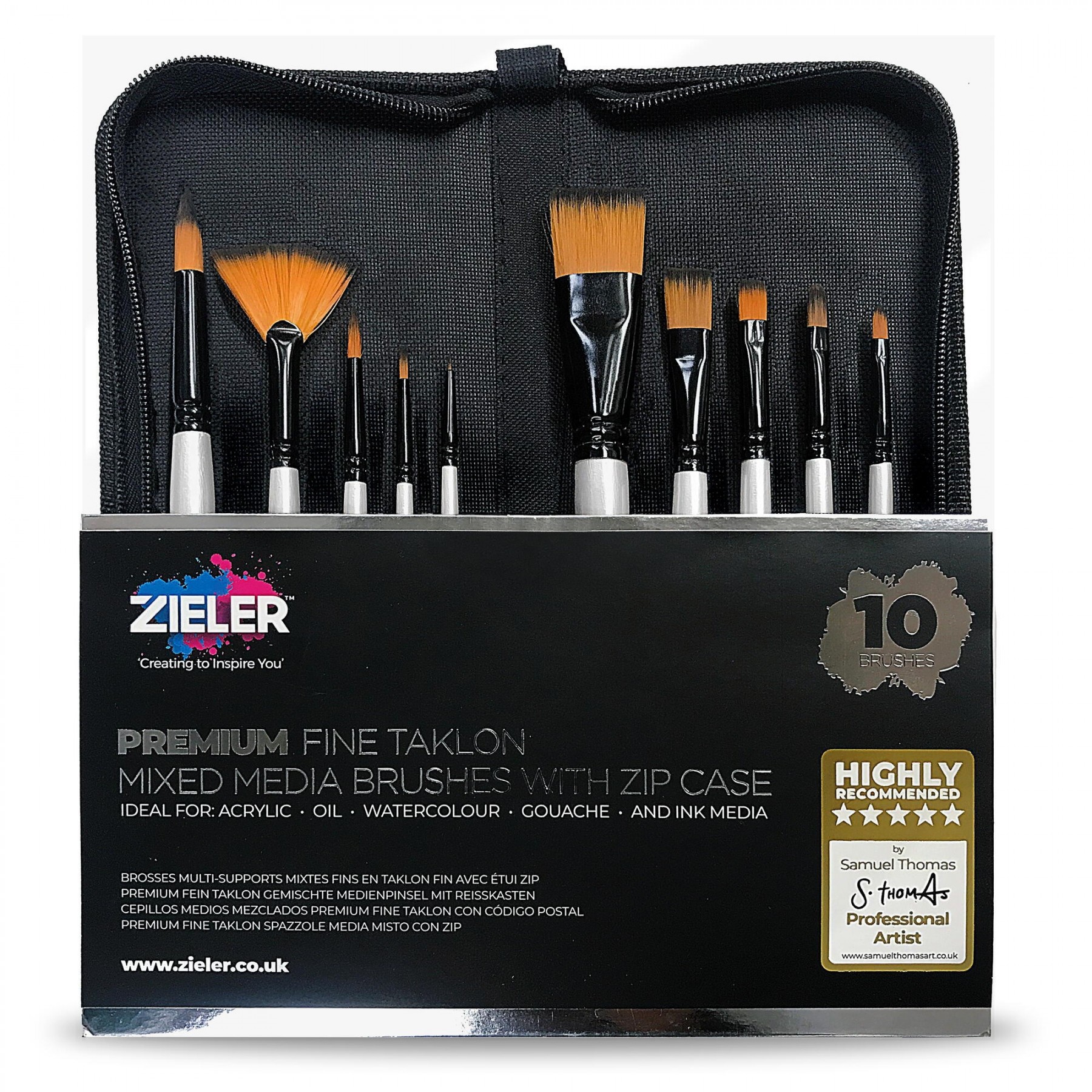 Zieler - Brush set 10 pcs. (609299269)