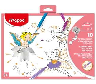Maped - Photo Color Metallized Paper x10 - Pink