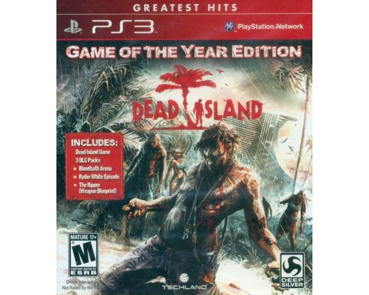 Dead Island (Game of the Year) (Greatest Hits) Juego para Consola Sony PlayStation 3 PS3