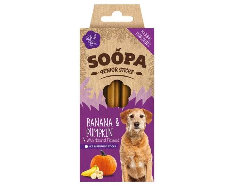SOOPA - Senior Sticks Banana & Pumpkin 100g - (SO921033)