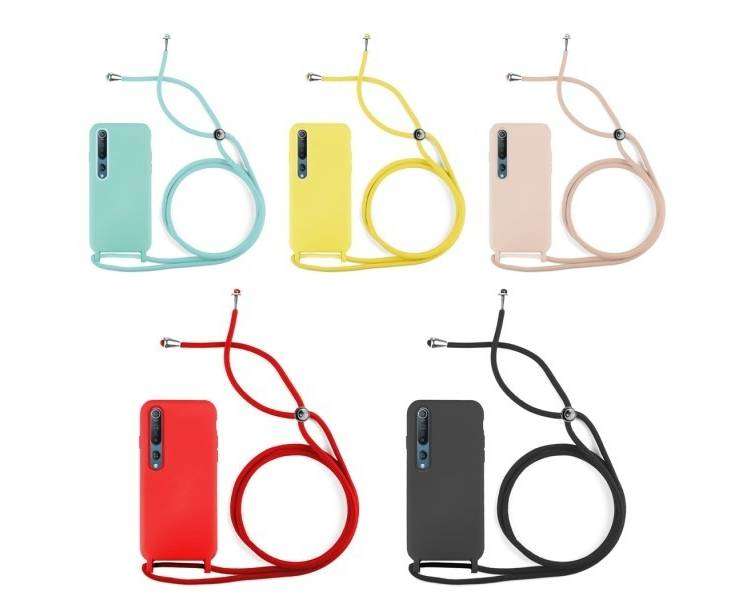 Funda suave con Cordón Xiaomi Redmi Note 10 5-Colores