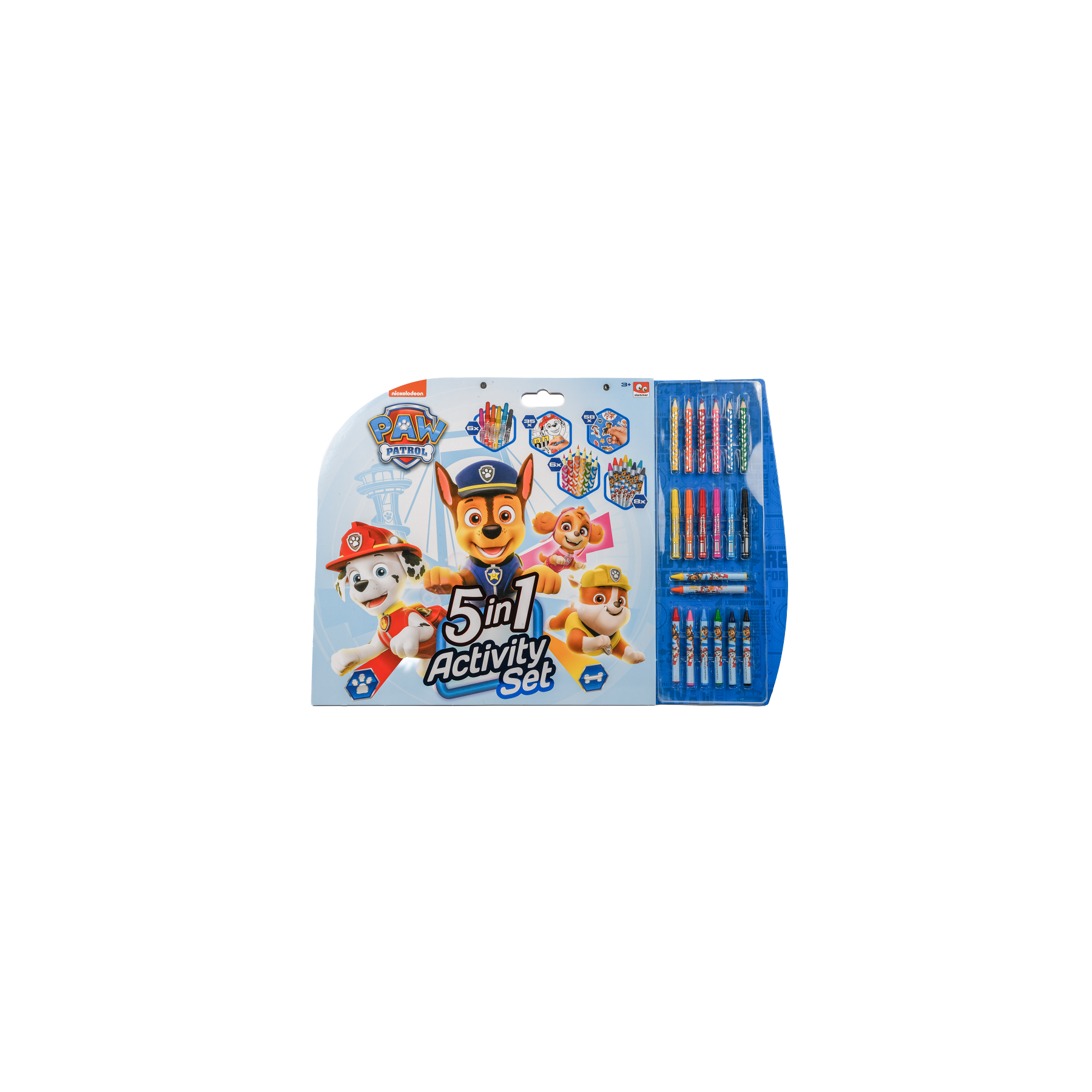 Paw Patrol, Set De Actividades De Colorear 5 En 1 (Pw22306)