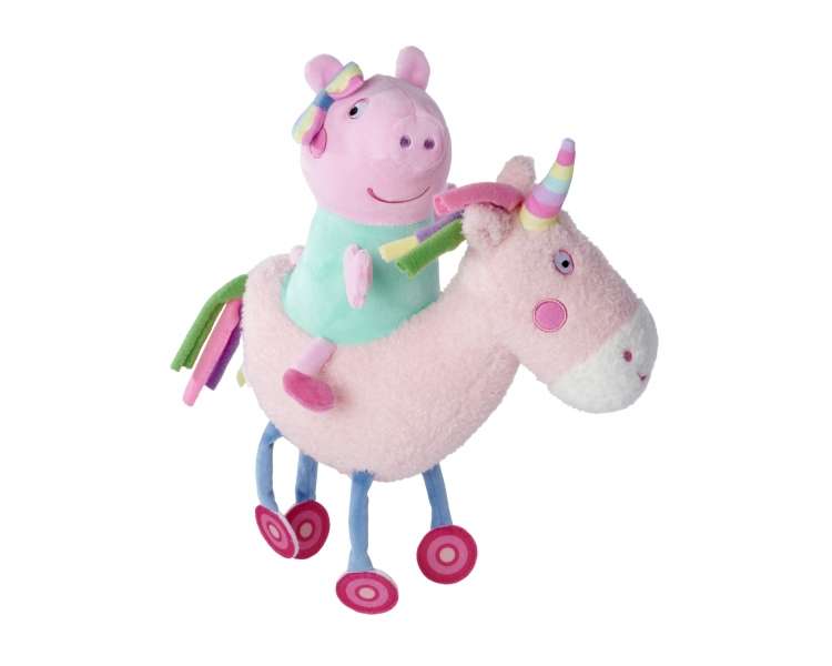 Peppa Pig - Plush Peppa with Unicorn (109262544)