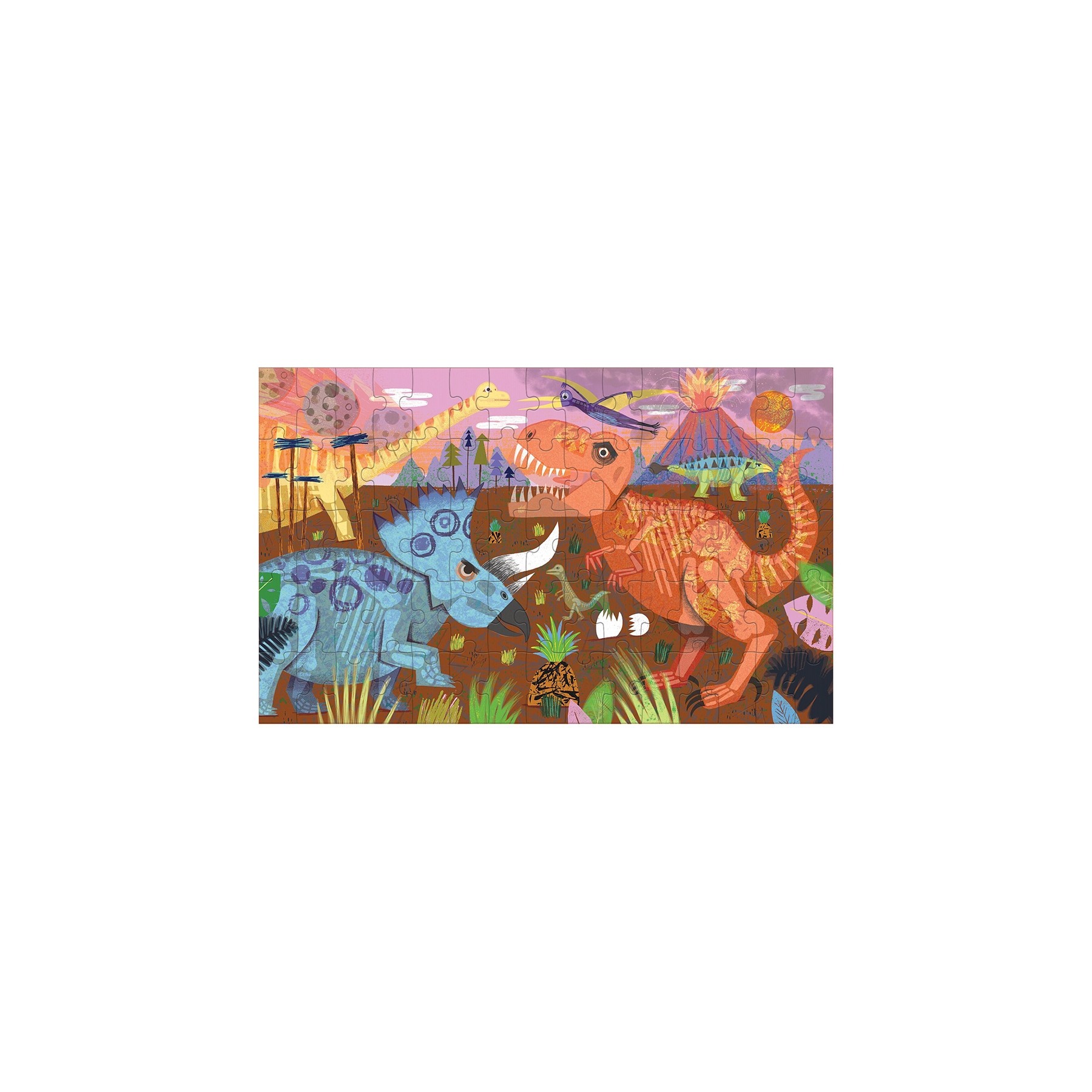 Mudpuppy - Puzzle 75 pcs - Dinosaur Roar - (M67739)
