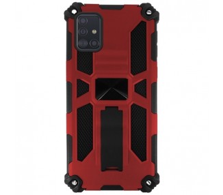 Funda Aluminio Antigolpe Samsung Galaxy A52 con Imán y Soporte de Pestaña