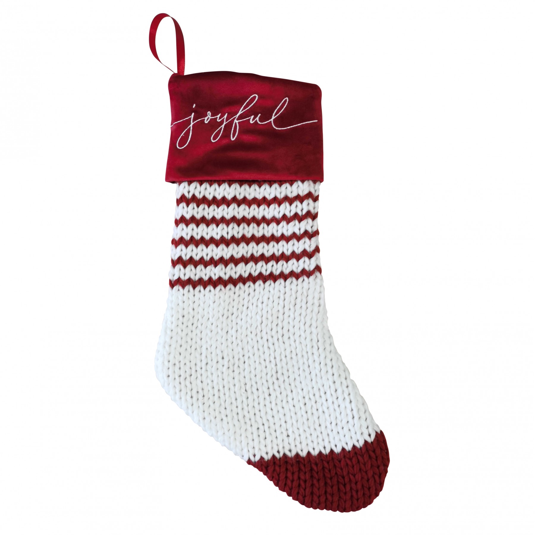 DGA - Christmas stocking 45 cm - Joyful  (1341040)