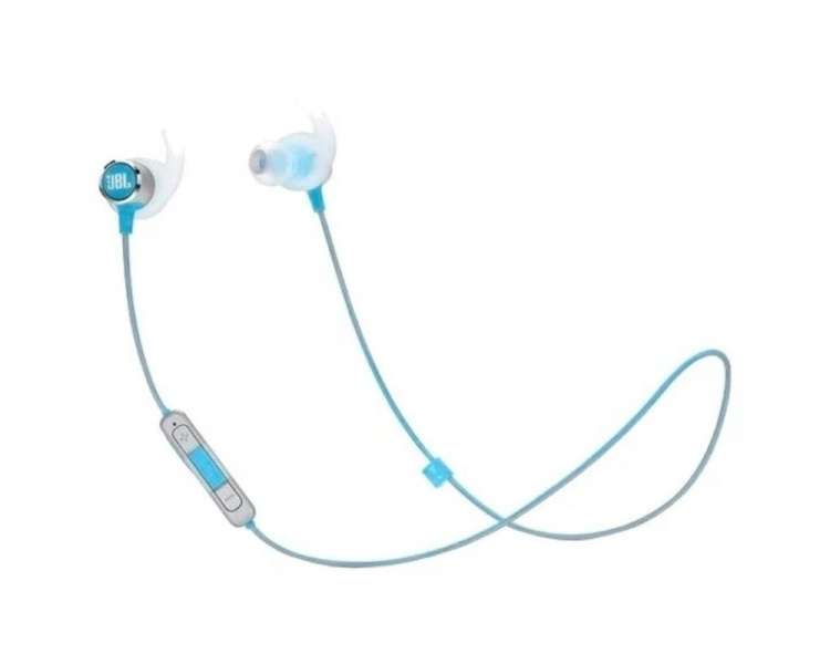 Auriculares inalámbricos deportivos jbl reflect mini 2/ con micrófono/ bluetooth/ azules