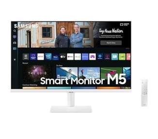 Smart monitor samsung m5 s27bm501eu 27'/ full hd/ smart tv/ multimedia/ blanco