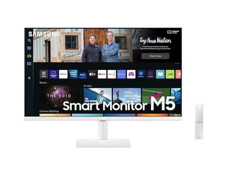 Smart monitor samsung m5 s27bm501eu 27'/ full hd/ smart tv/ multimedia/ blanco