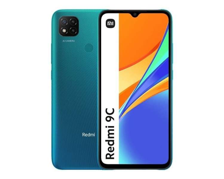 Smartphone xiaomi redmi 9c nfc 3gb/ 64gb/ 6.53'/ verde aurora