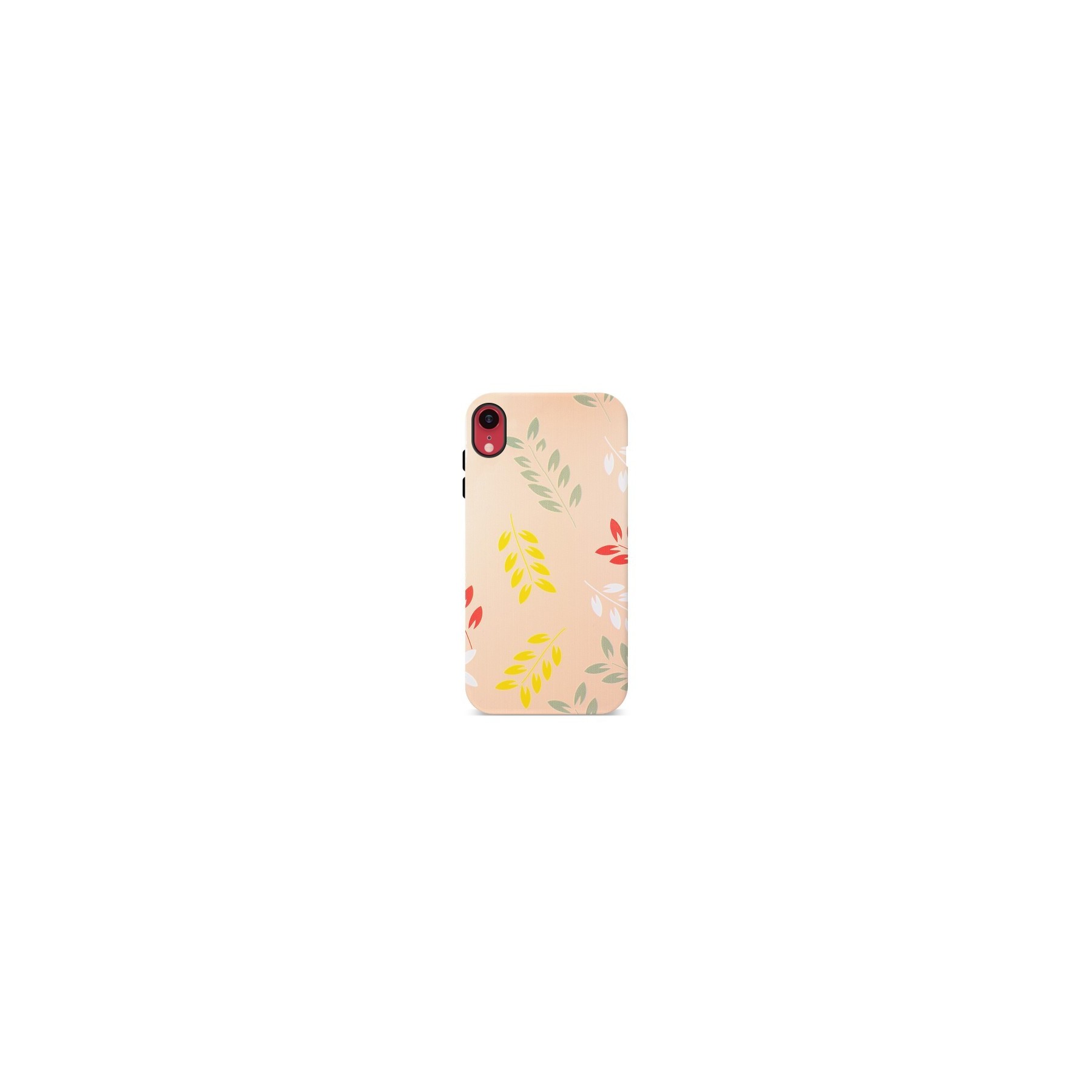 Funda Gel Doble Capa iPhone Xr - Hojas