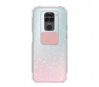 Funda para Xiaomi Redmi Note 9 Silicona de Purpurina cámara Cubierta Deslizante