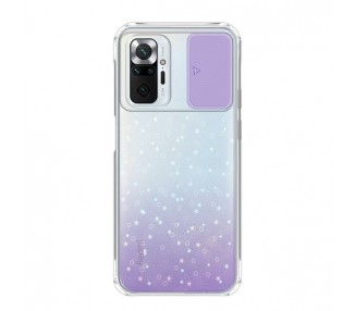 Funda para Xiaomi Redmi Note 10 Pro Silicona Purpurina cámara Cubierta
