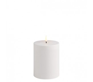 Uyuni - Outdoor LED pillar candle - White - 10,1x12,8 cm (UL-OU-WH10113)