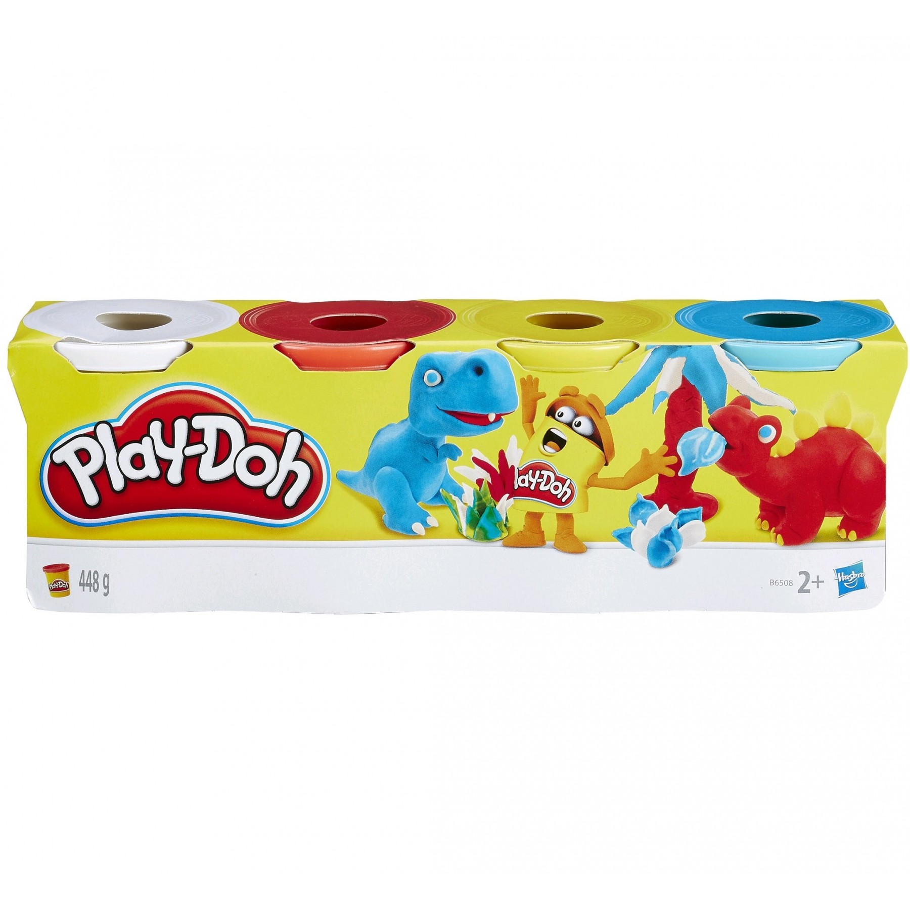 Play Doh, 4 Tubs (B5517), Juego De Plastilina, 4 Tarros (B5517)