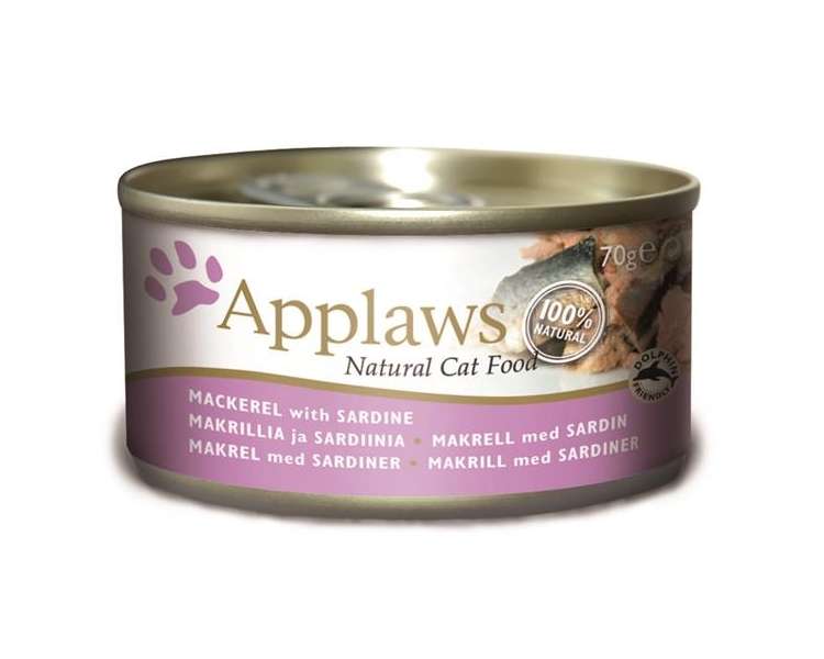 Applaws - Wet Cat Food 70 g - Makrel & Sardin (171-015)