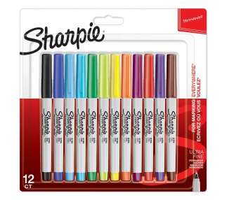 Sharpie - Permanent Markers - Ultra Fine Point (2065408)