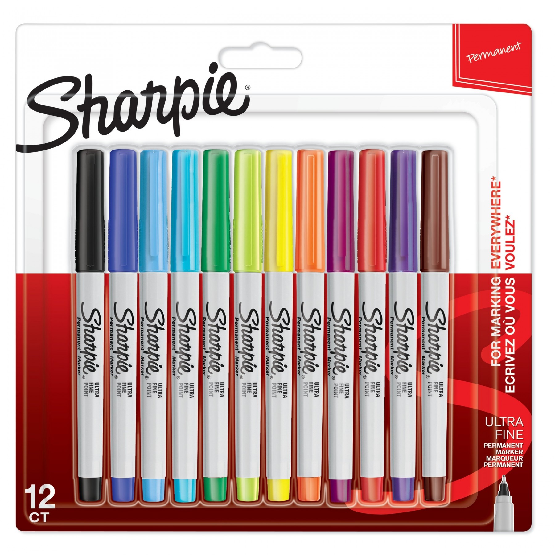 Sharpie, Rotuladores Permanentes, Punta Extrafina (2065408)