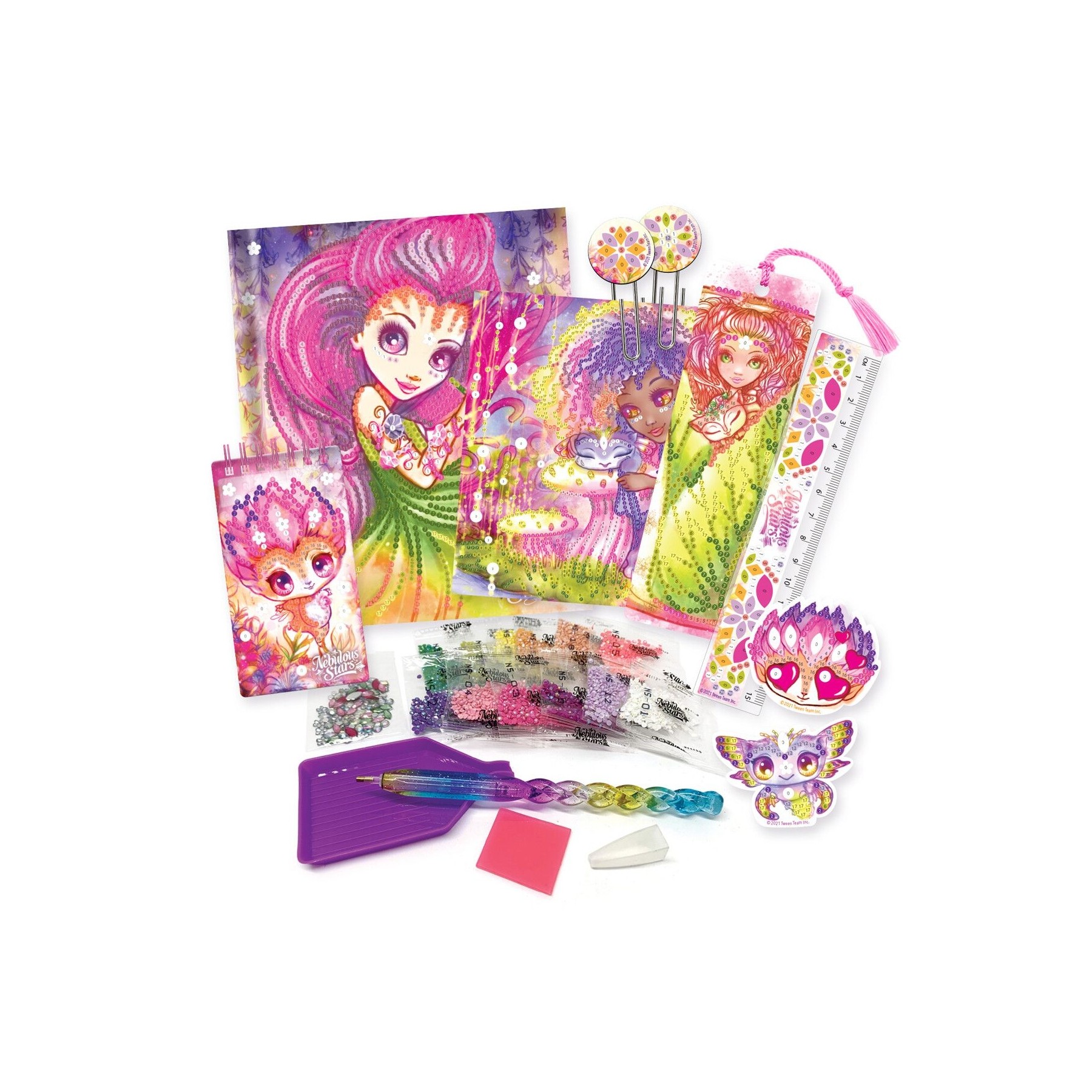 Nebulous Star, Kit De Papelería Deslumbra Por Números (232-11205)