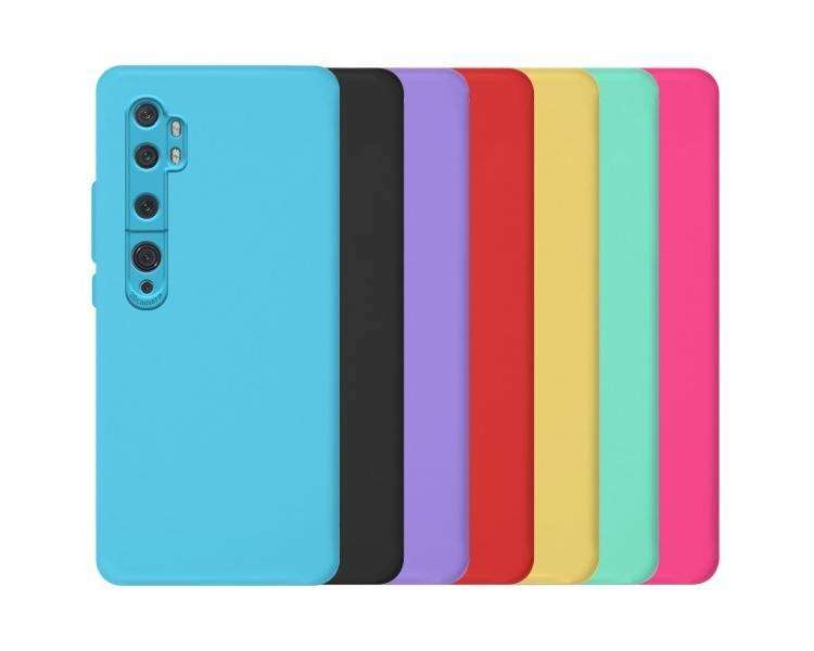 Funda Silicona Suave Xiaomi Redmi Note 10/10S con Camara 3D - 7 Colores