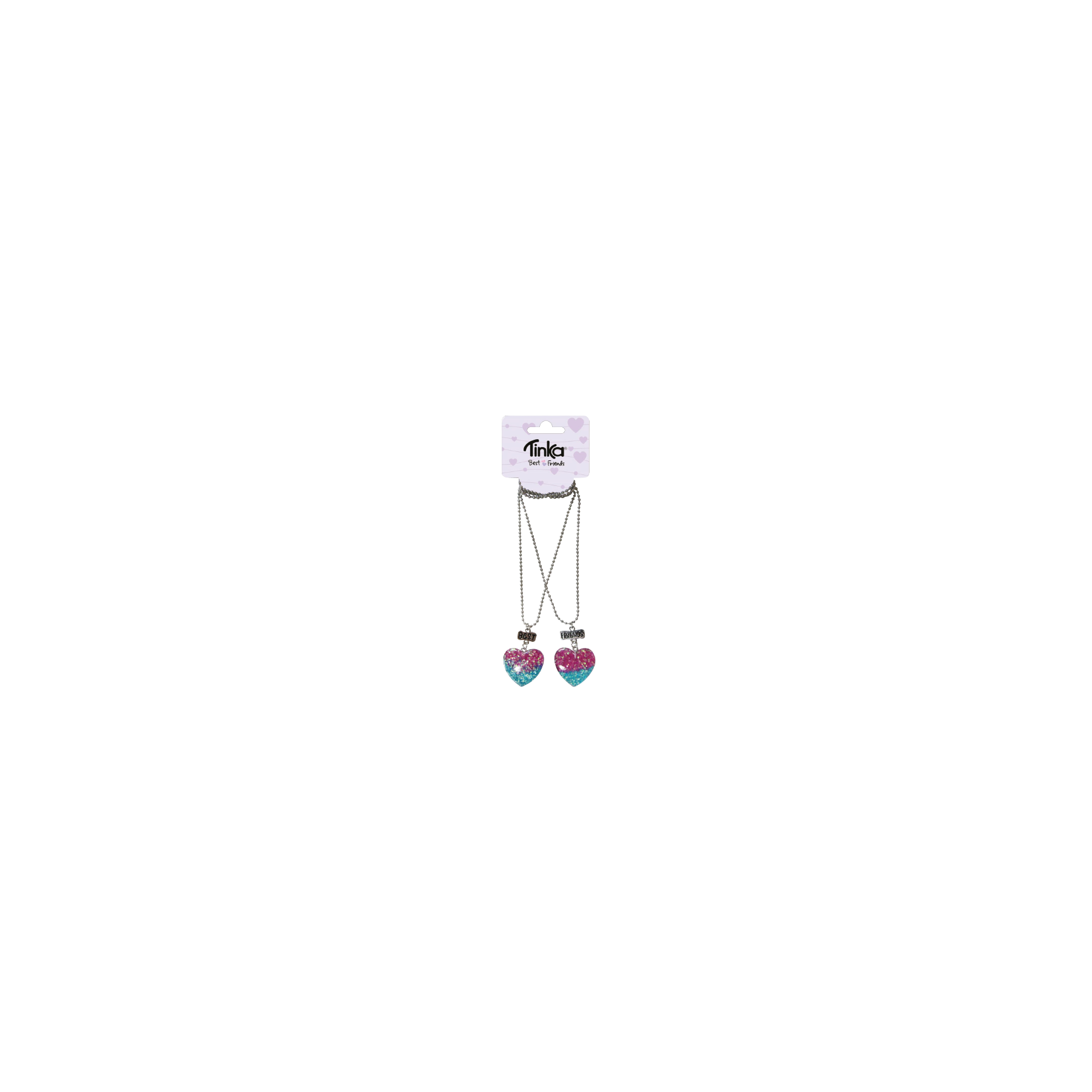 Tinka - Best Friends - Heart Glitter Necklace (8-803507)