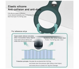 Funda para Apple Air-Tag 9 Colores