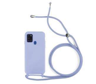 Funda suave con Cordón Samsung Galaxy A52-5G 5-Colores