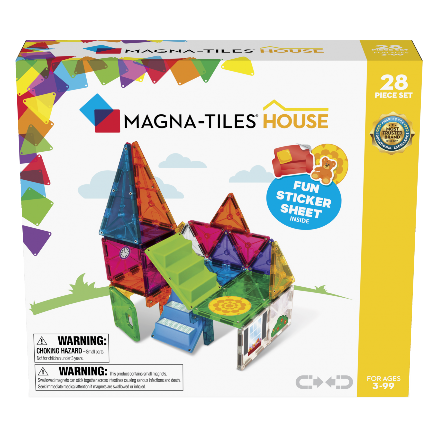 Magna-Tiles, Casa 28 piezas, (90225)