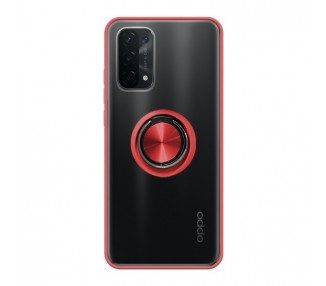 Funda Gel Oppo A54 Imán con soporte Smoked