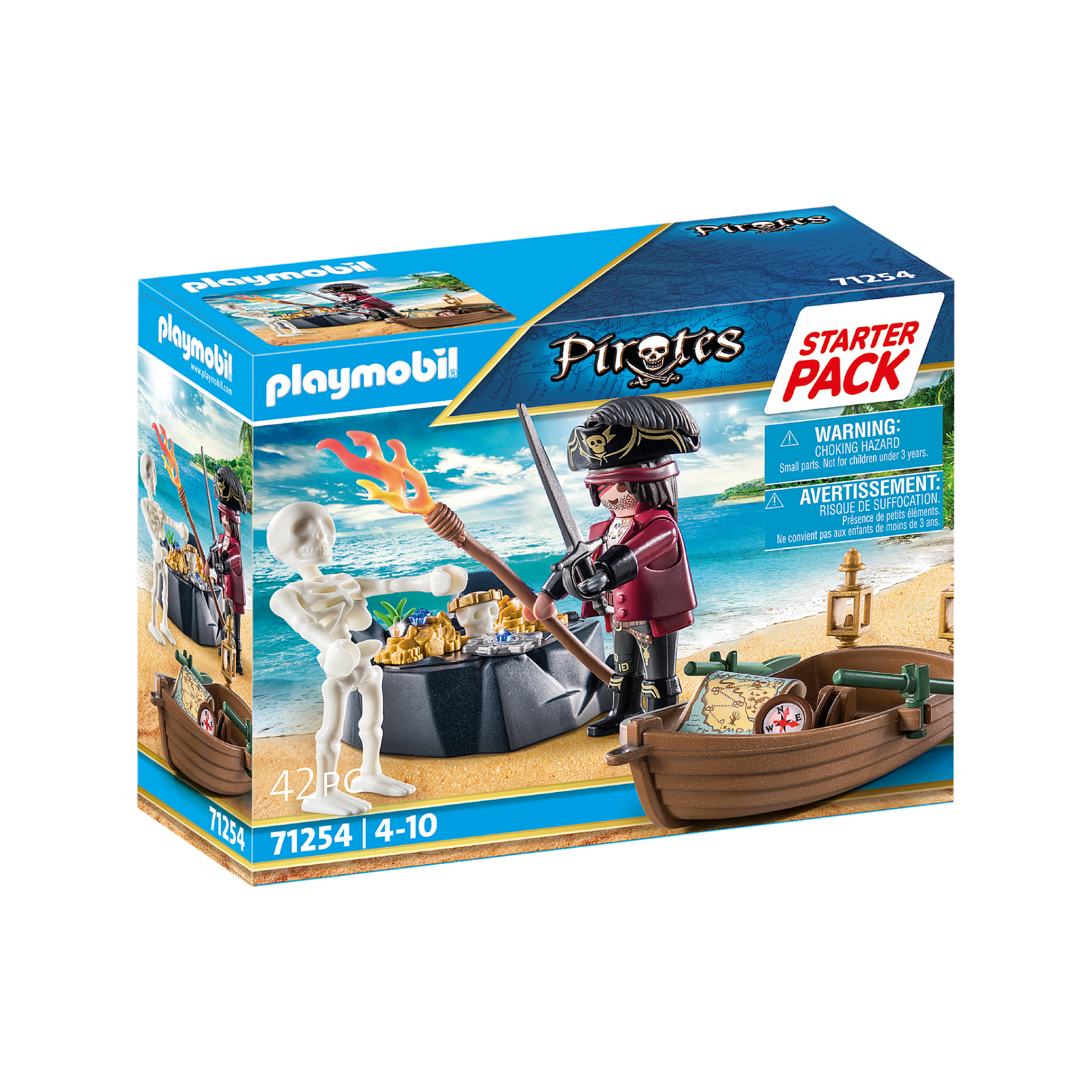 Playmobil - Starter Pack Pirate with Rowing Boat (71254)