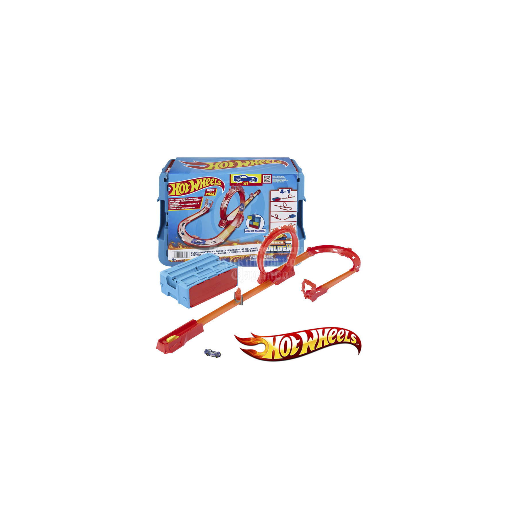 Hot Wheels - Fire Track Building Set (HMC04)