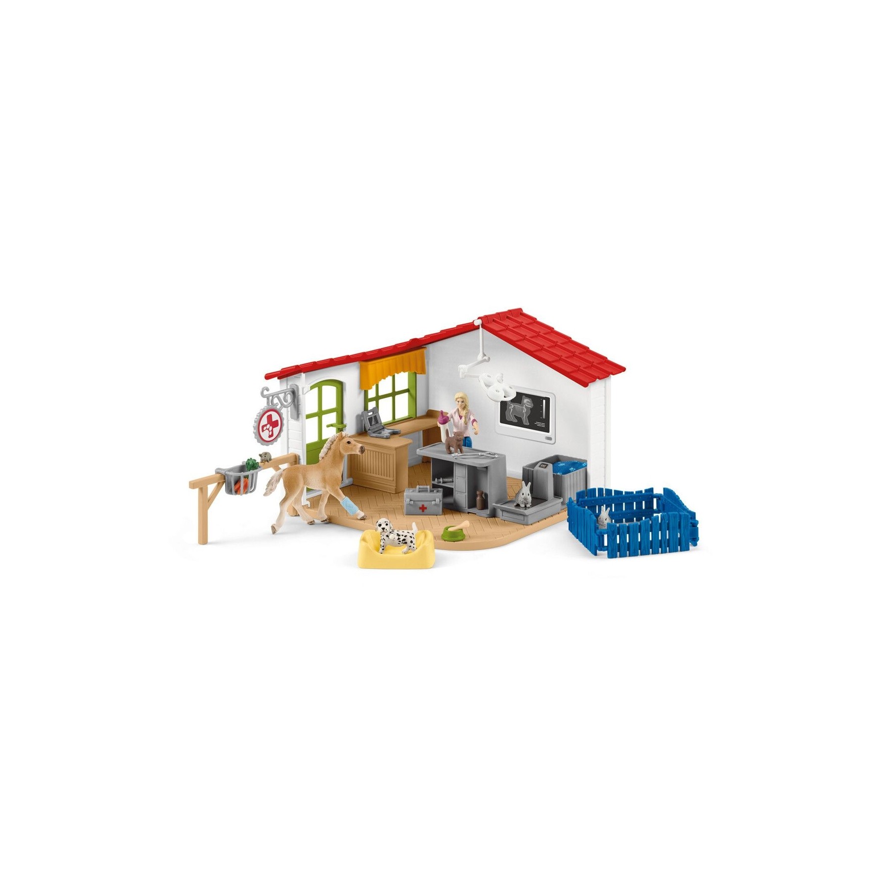 Schleich - Farm World - Veterinarian practice with pets (42502)