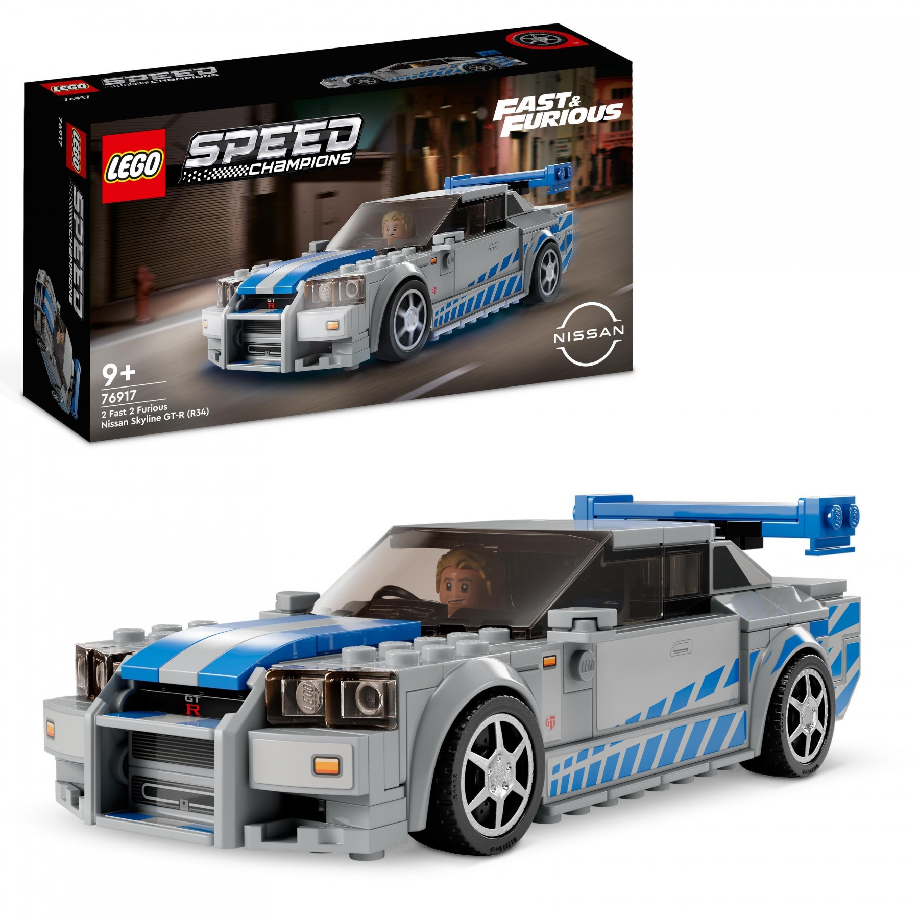 LEGO Speed Champions - 2 Fast 2 Furious Nissan Skyline GT-R R34 (76917)