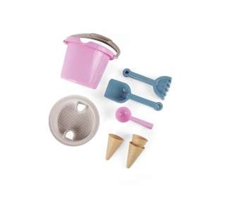 Dantoy - Bucket set w. Ice cream cones - Pink (4801)