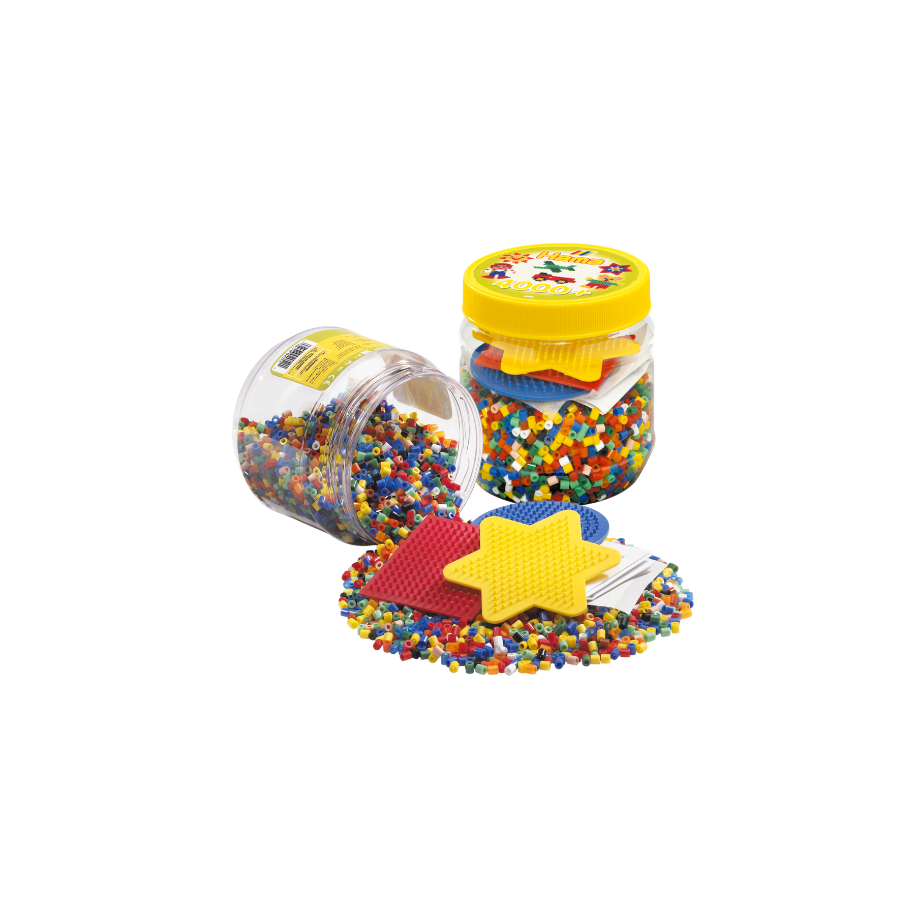 HAMA - 4000 pcs. with 3 ass. pin plates (382052)