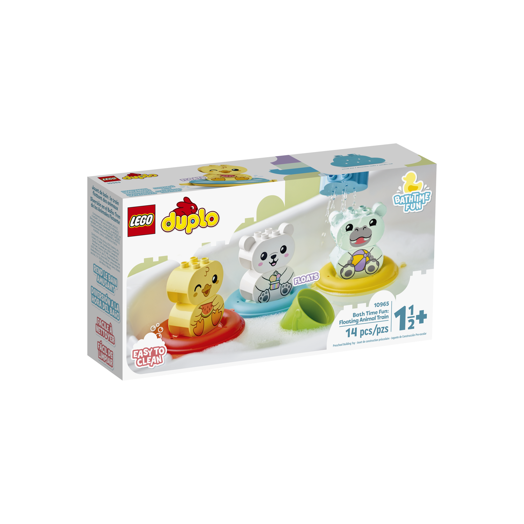 LEGO Duplo, Diversión en el baño, Tren de animales flotante (10965)