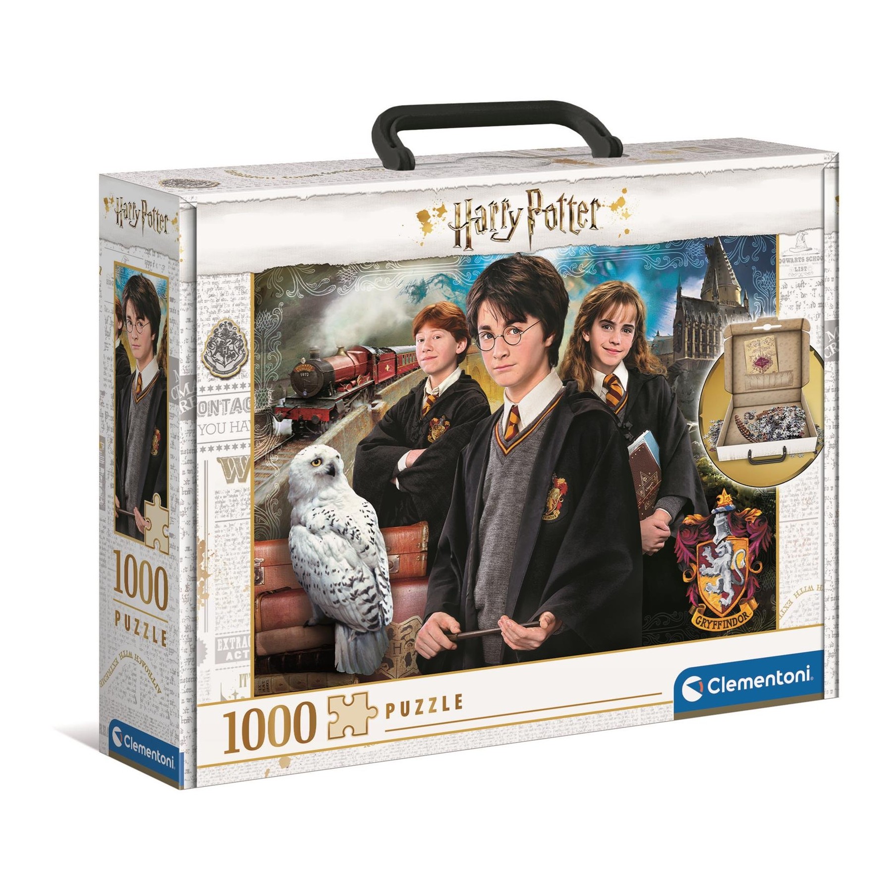 Clementoni - Puzzle in Carry Case 1000 pcs - Harry Potter (61882)