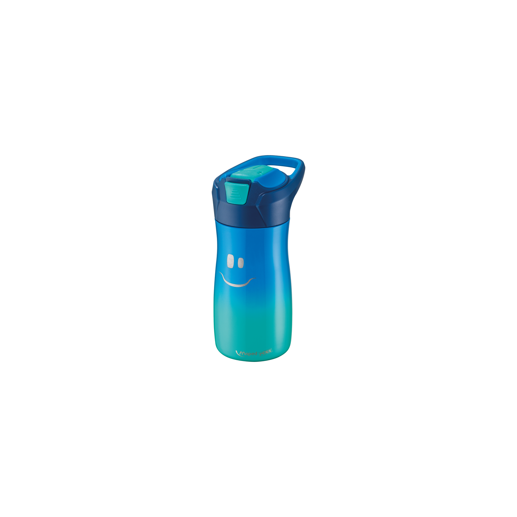 Maped - Water Bottle - Stainless Steel, 430 ml. - Blue (871203)
