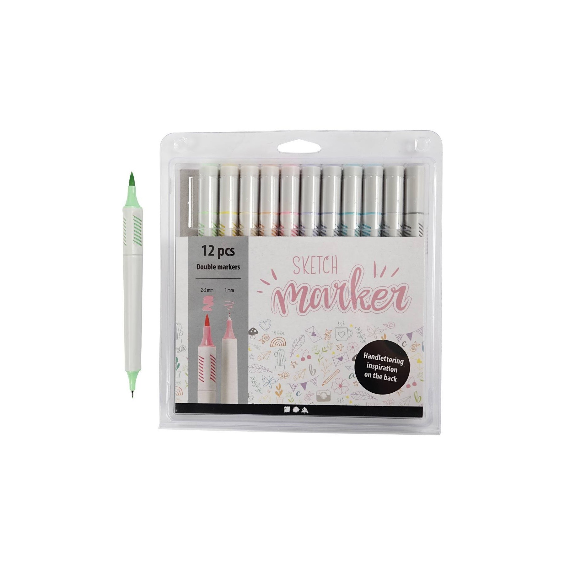 Marcador De Boceto, Colores Pastel 12 Unidades (37380)