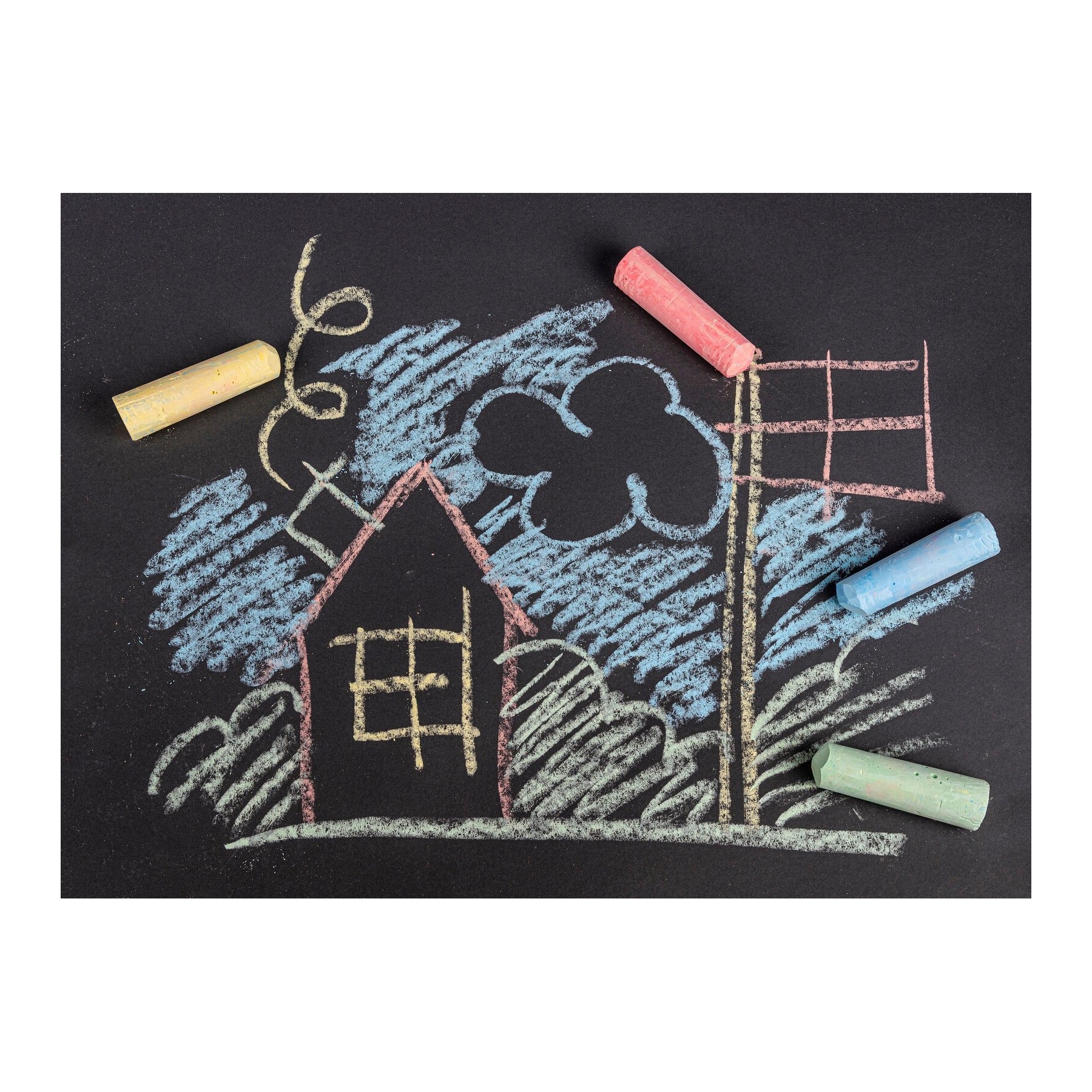 4-Kids, Conjunto De Arte De Grafito Chalk Street (23499)