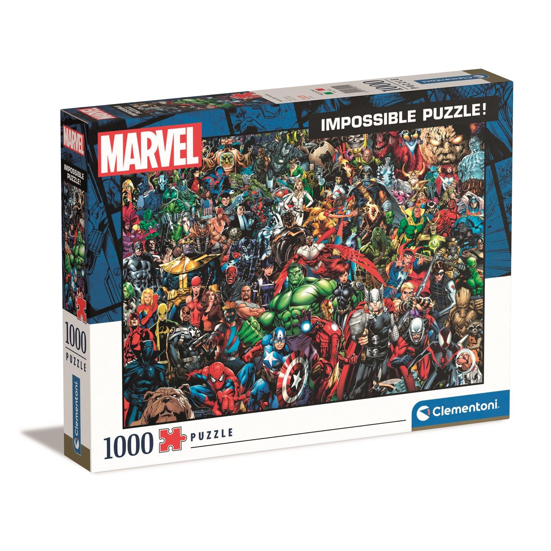 Rompecabezas Clementoni - Imposible 1000 Piezas - Marvel (39411)