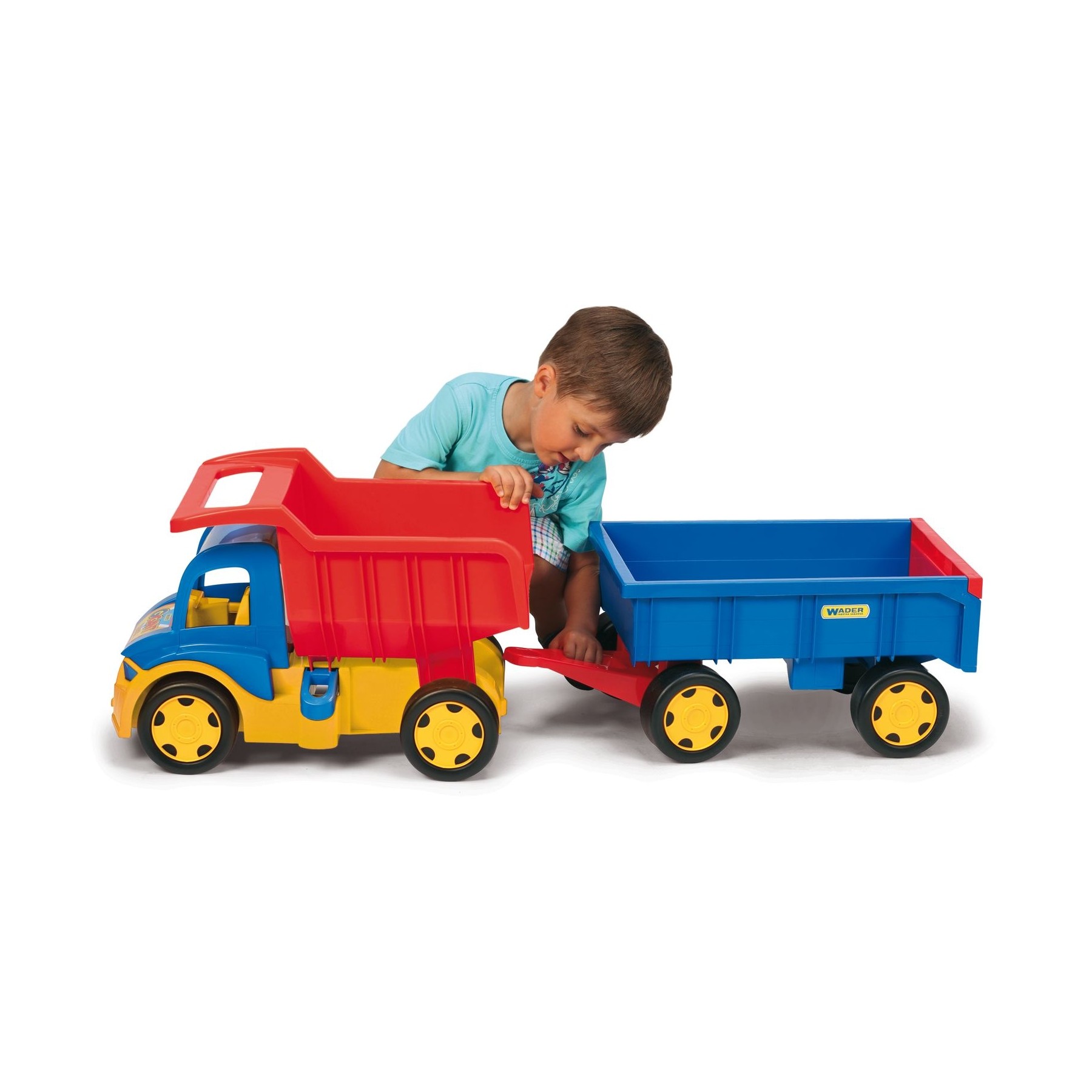 Wader - Huge Truck w. Trailer (55 cm) (41197)