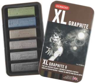 Derwent - XL Graphite Blocks, 6 Tin