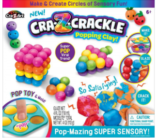 CRAZART - CRACKLE CLAY POP-MAZING SUPER SENSORY SET - (25086)