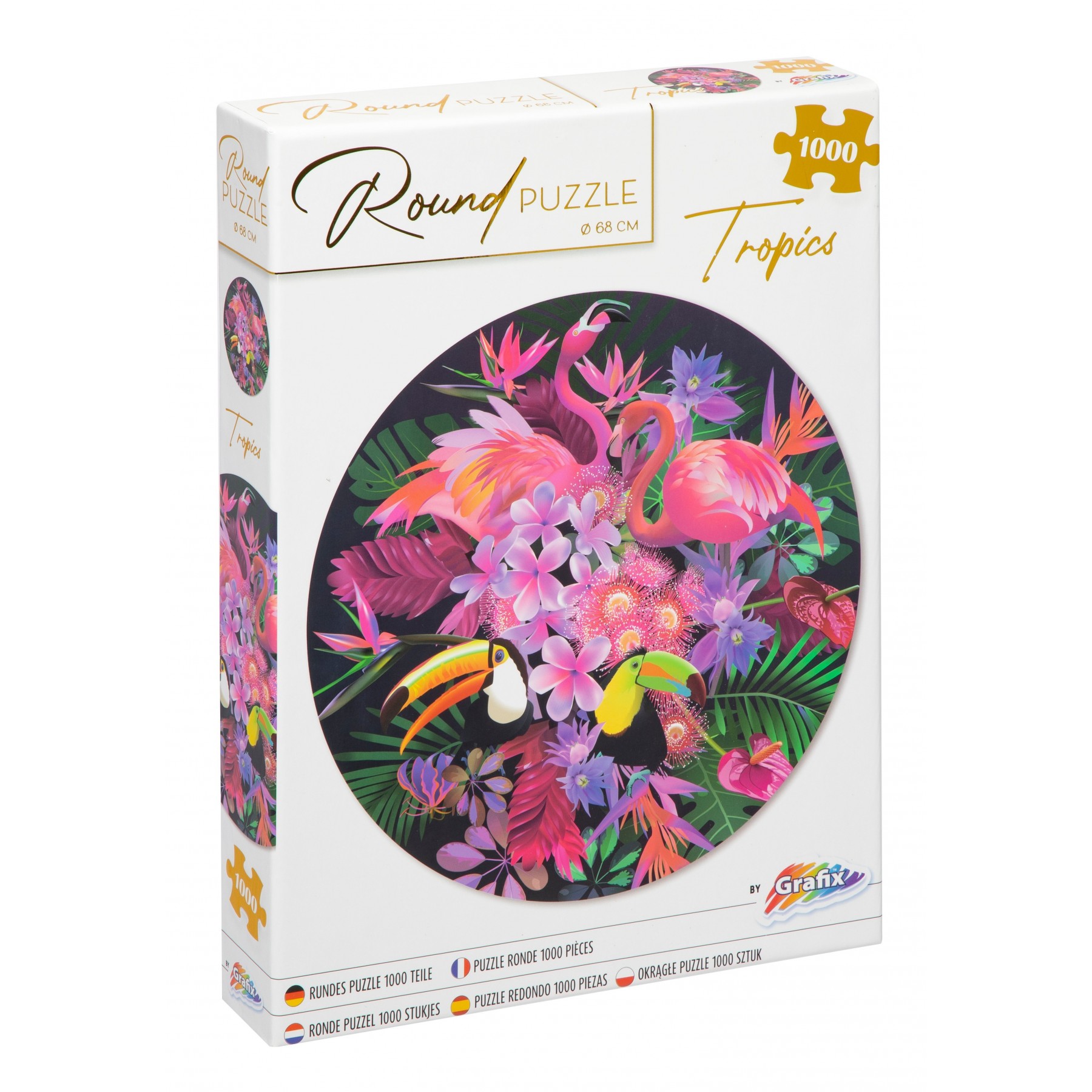 Rompecabezas Grafix - Tropical Round 1000 Piezas - (K-400054)