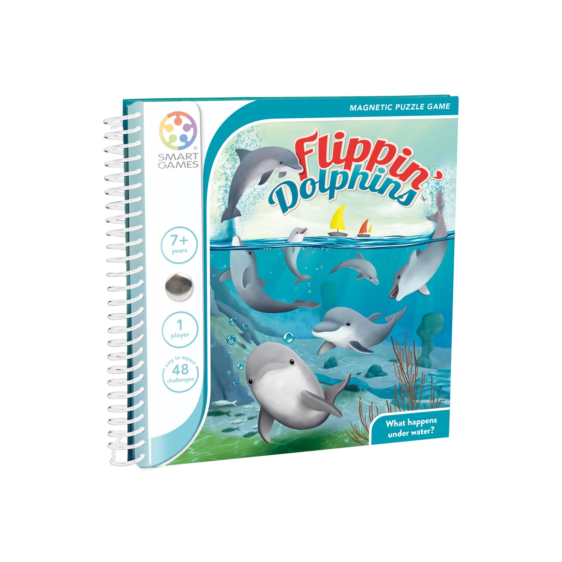 SmartGames - Magnetic Travel - Flippin Dolphins (Nordic) (SG2330)