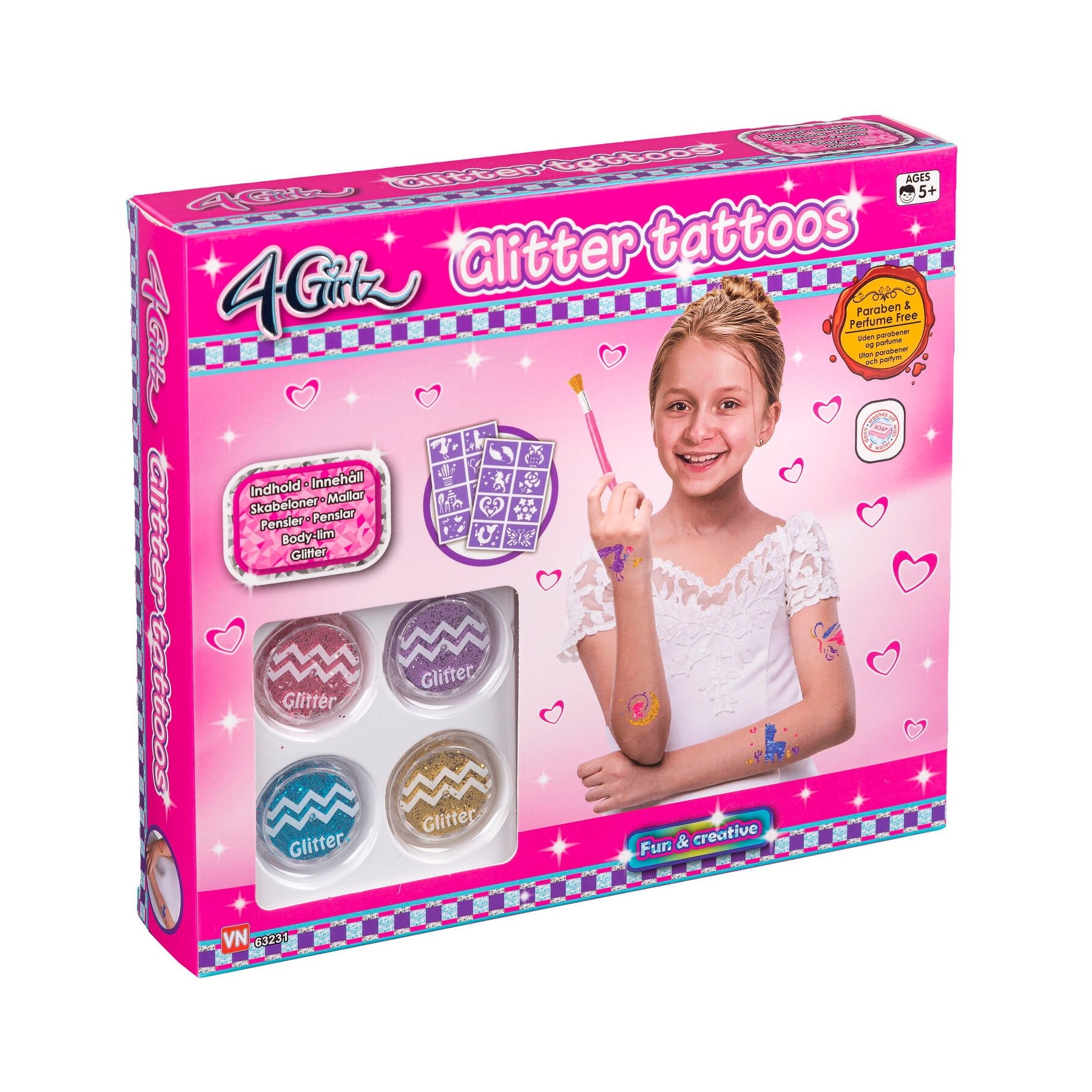 4-Girlz - Glitter Tattoo Set (63231)