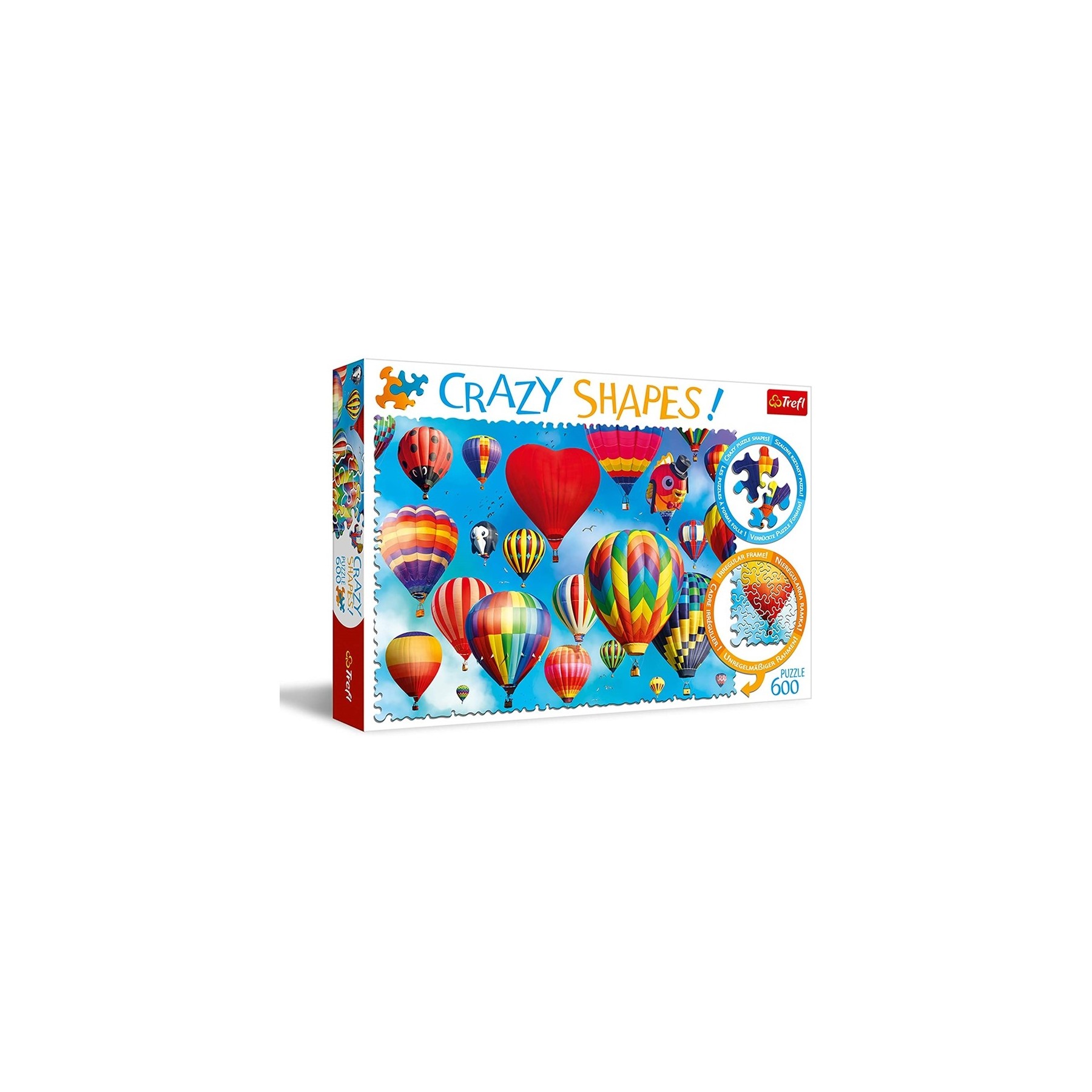 Rompecabezas Trefl - Formas Locas - Globos coloridos (600 piezas) (TFL11112)